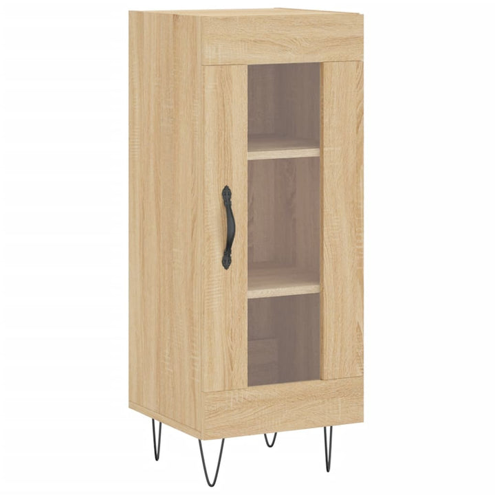 skab 34,5x34x180 cm konstrueret træ sonoma-eg
