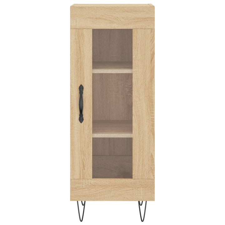 skab 34,5x34x180 cm konstrueret træ sonoma-eg