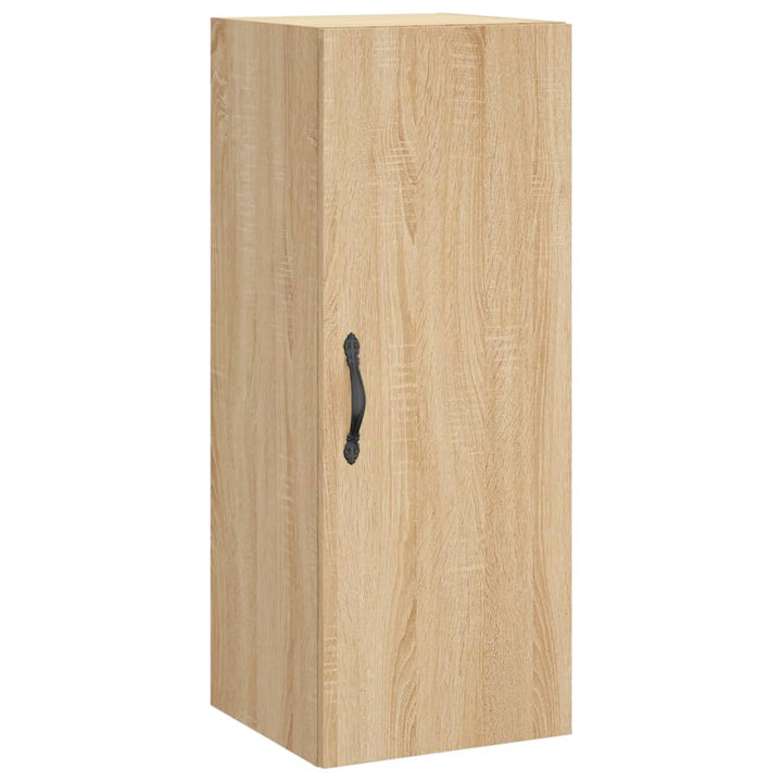 skab 34,5x34x180 cm konstrueret træ sonoma-eg