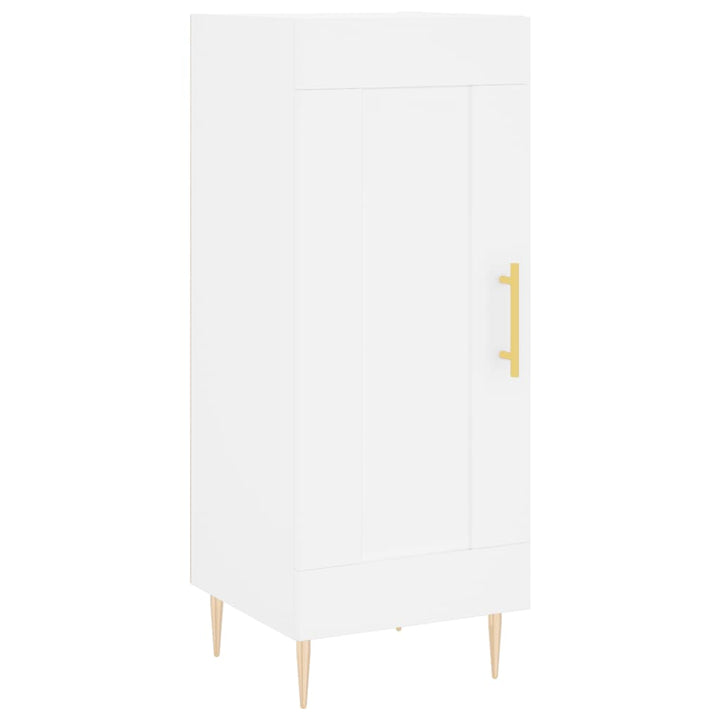 skab 34,5x34x180 cm konstrueret træ hvid