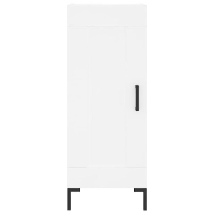 skab 34,5x34x180 cm konstrueret træ hvid