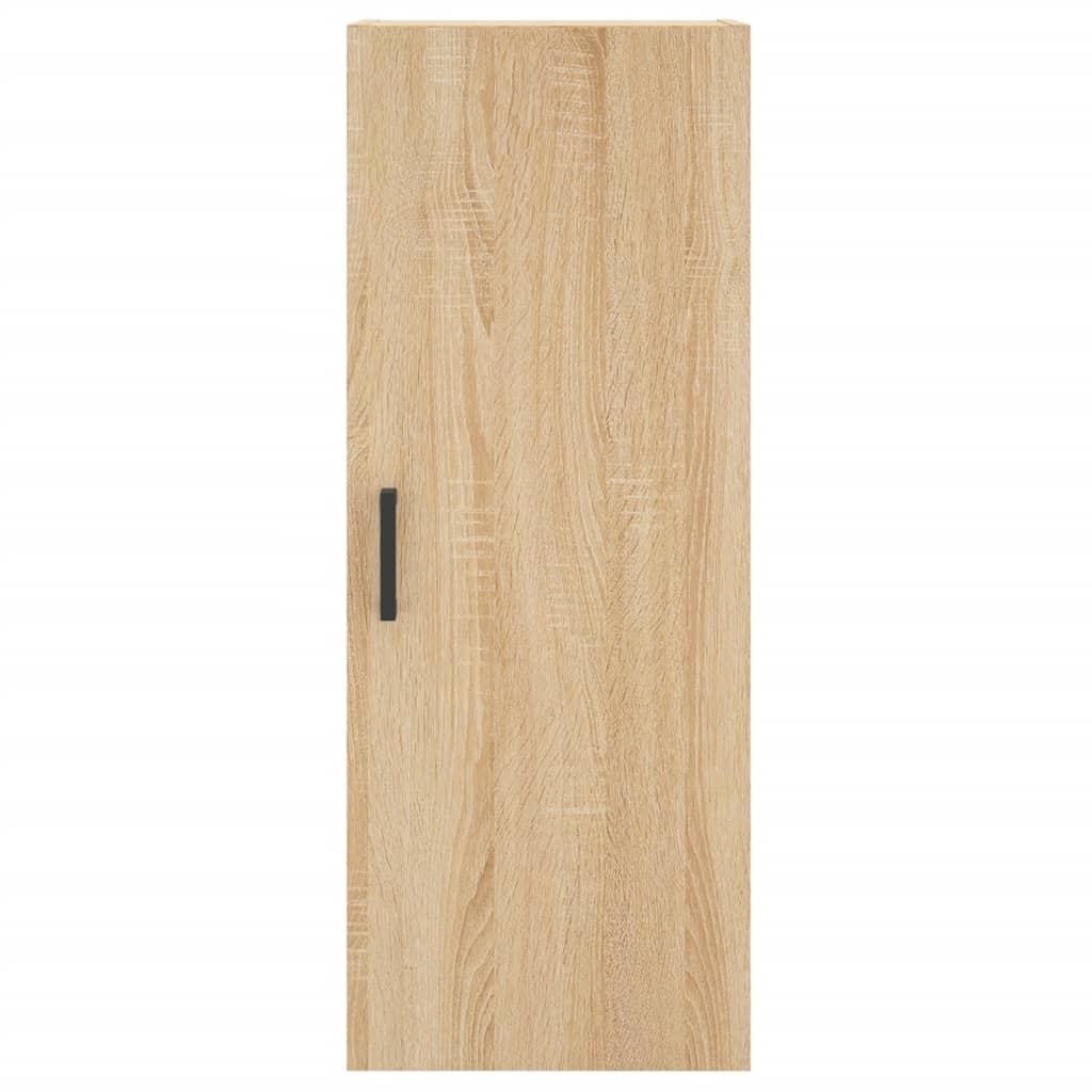 skab 34,5x34x180 cm konstrueret træ sonoma-eg