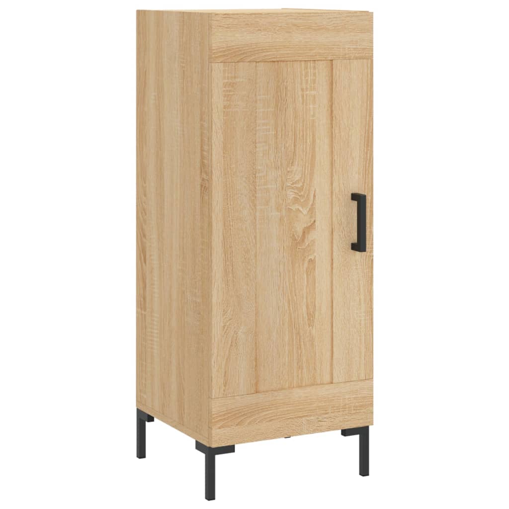 skab 34,5x34x180 cm konstrueret træ sonoma-eg