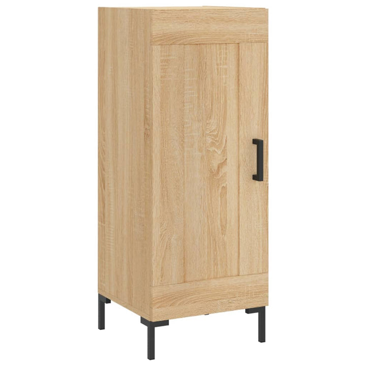 skab 34,5x34x180 cm konstrueret træ sonoma-eg