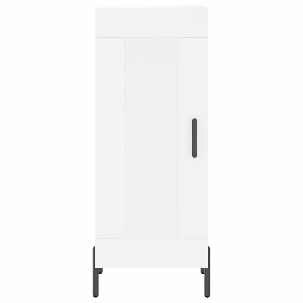 skab 34,5x34x180 cm konstrueret træ hvid