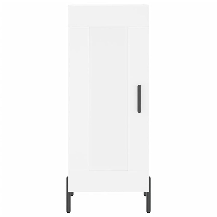 skab 34,5x34x180 cm konstrueret træ hvid