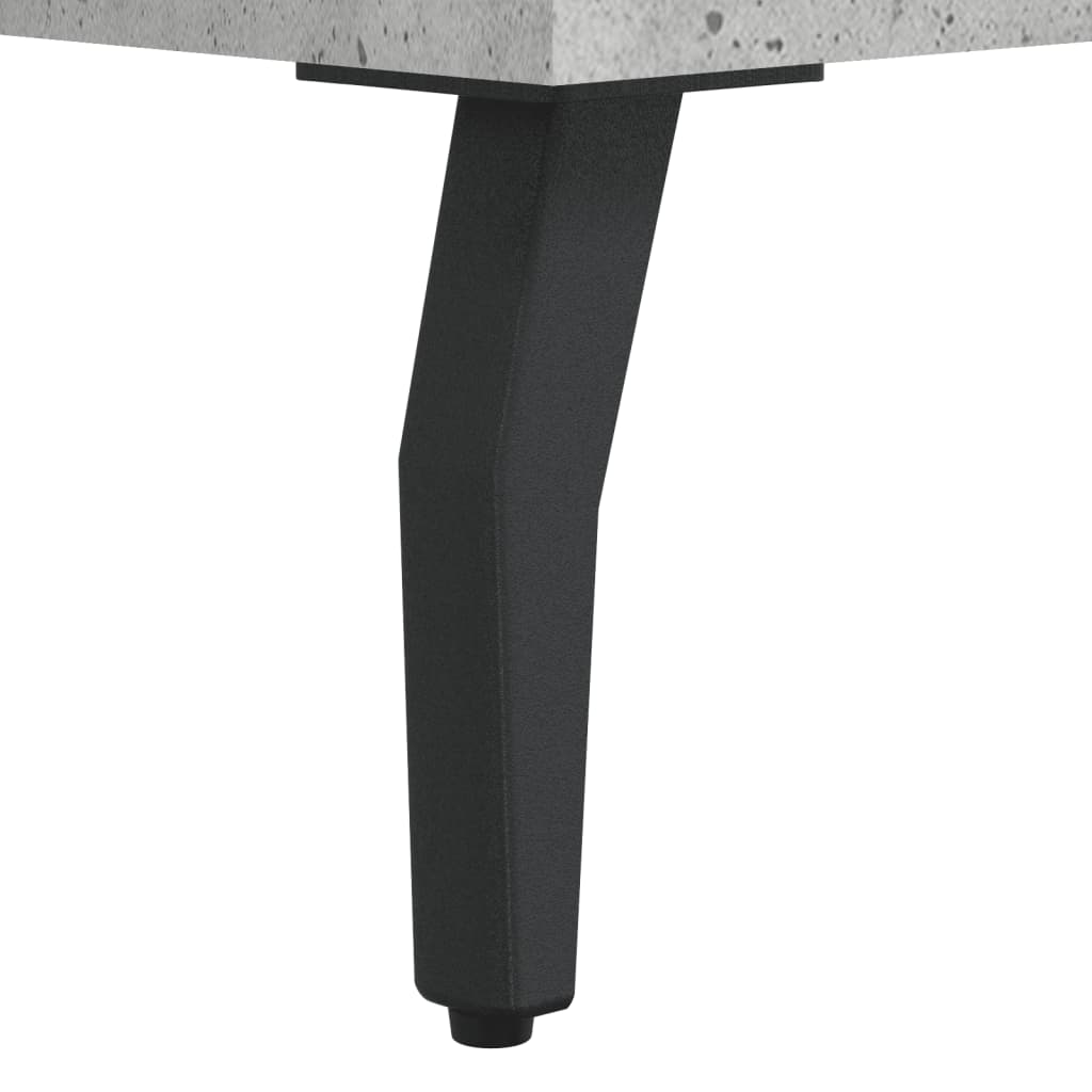 skab 34,5x34x180 cm konstrueret træ betongrå