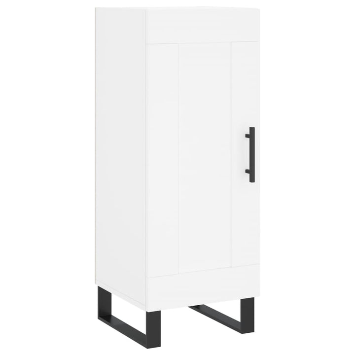 skab 34,5x34x180 cm konstrueret træ hvid