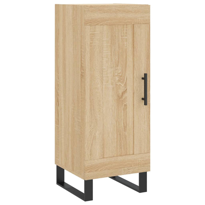 skab 34,5x34x180 cm konstrueret træ sonoma-eg