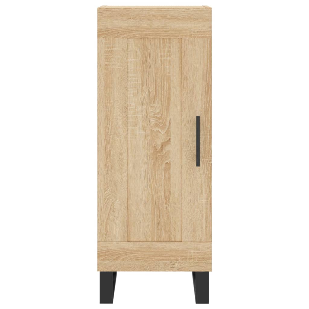 skab 34,5x34x180 cm konstrueret træ sonoma-eg