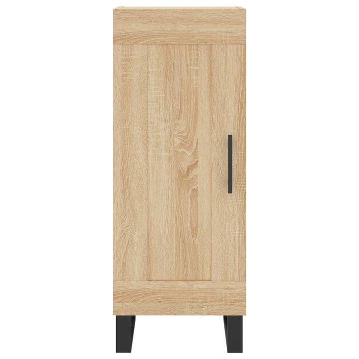 skab 34,5x34x180 cm konstrueret træ sonoma-eg