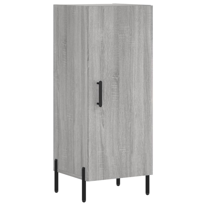 højskab 34,5x34x180 cm konstrueret træ grå sonoma-eg