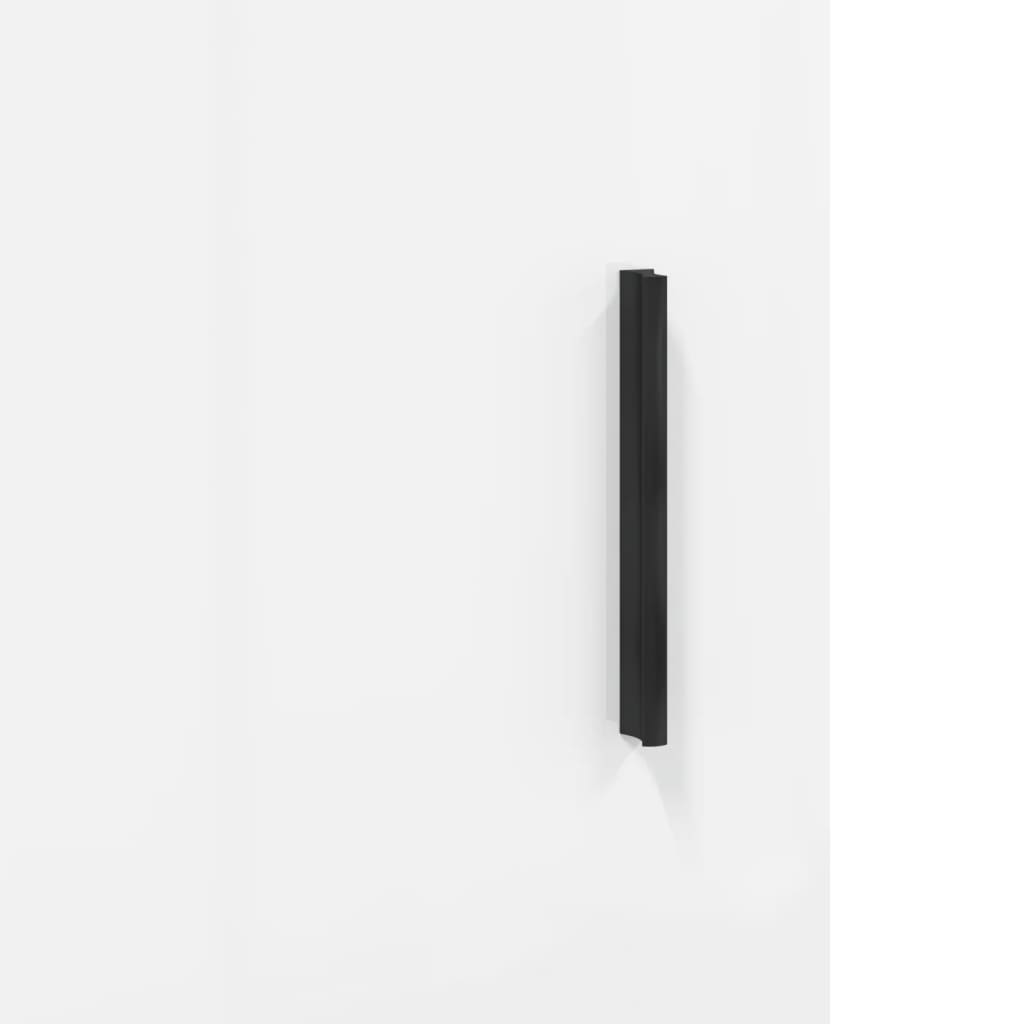 skab 34,5x34x180 cm konstrueret træ hvid