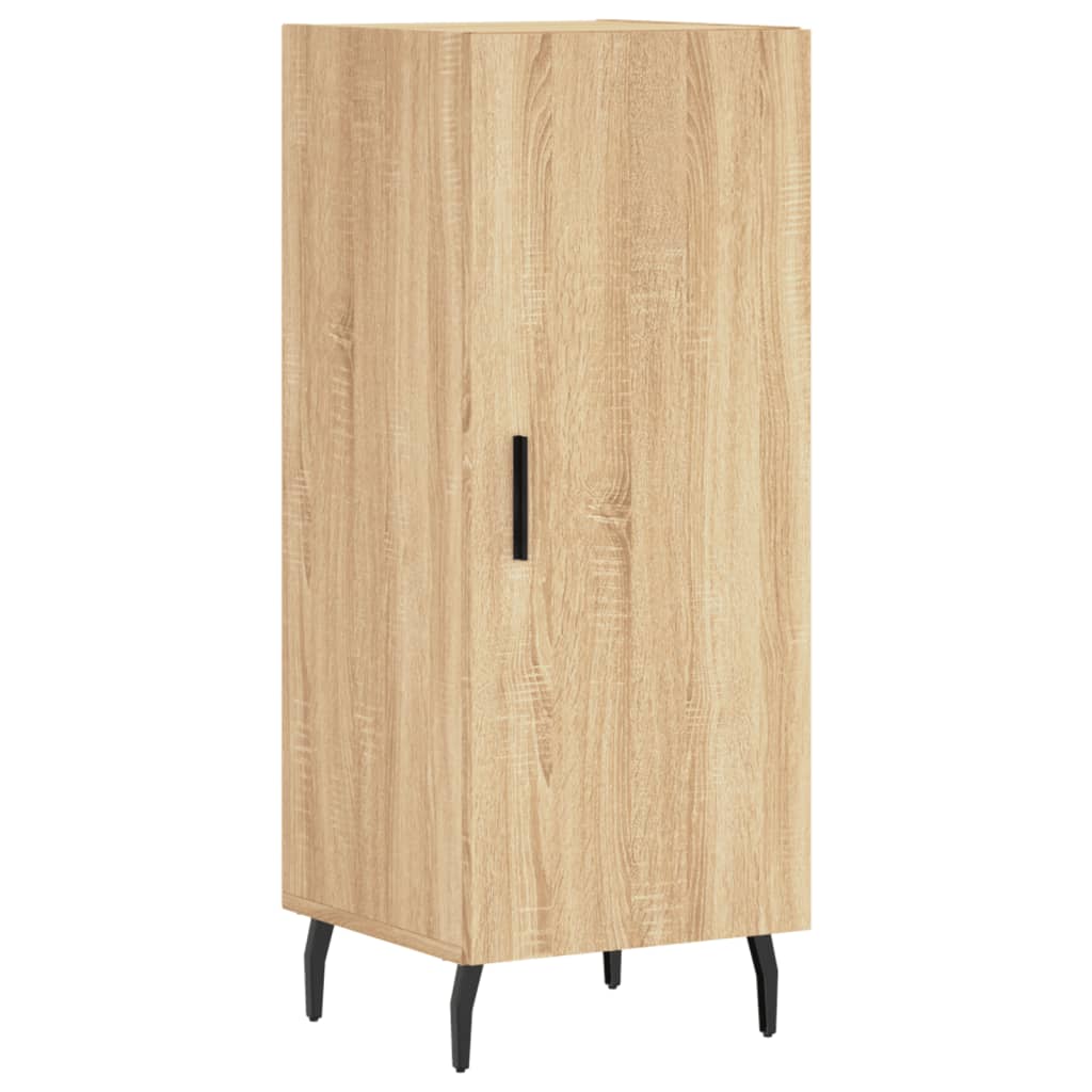 skab 34,5x34x180 cm konstrueret træ sonoma-eg