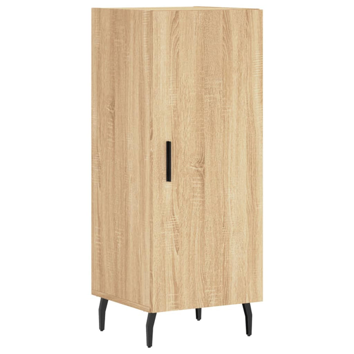 skab 34,5x34x180 cm konstrueret træ sonoma-eg