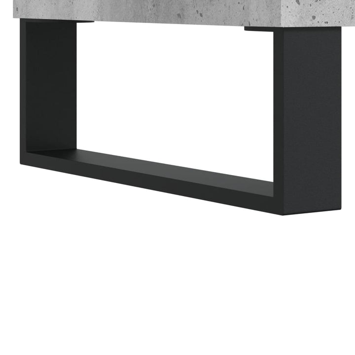 skab 34,5x34x180 cm konstrueret træ betongrå