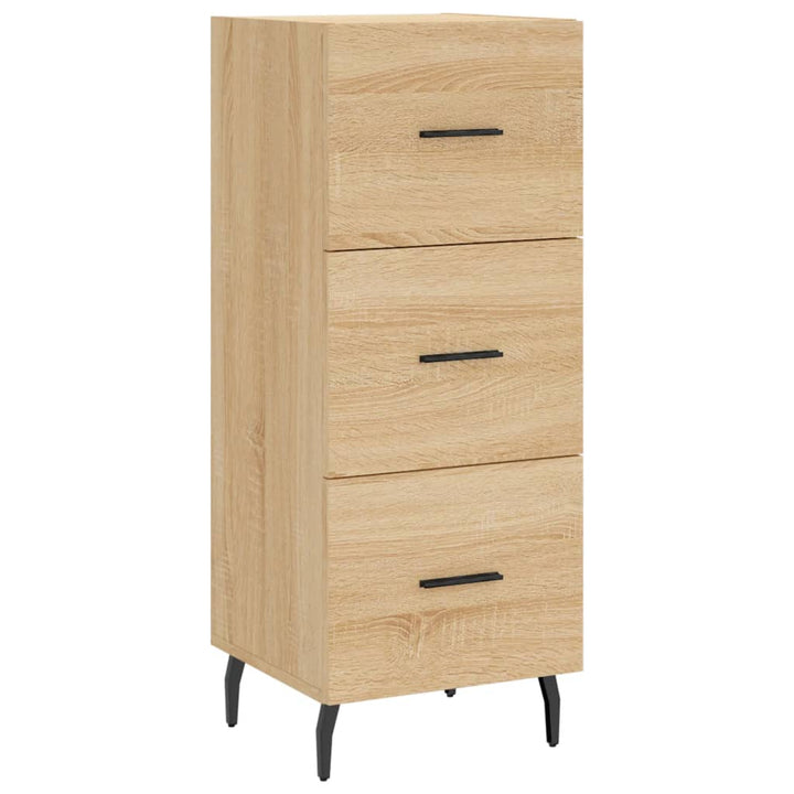 skab 34,5x34x180 cm konstrueret træ sonoma-eg