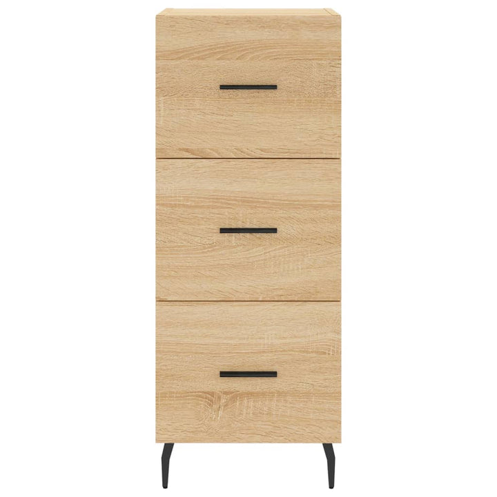 skab 34,5x34x180 cm konstrueret træ sonoma-eg