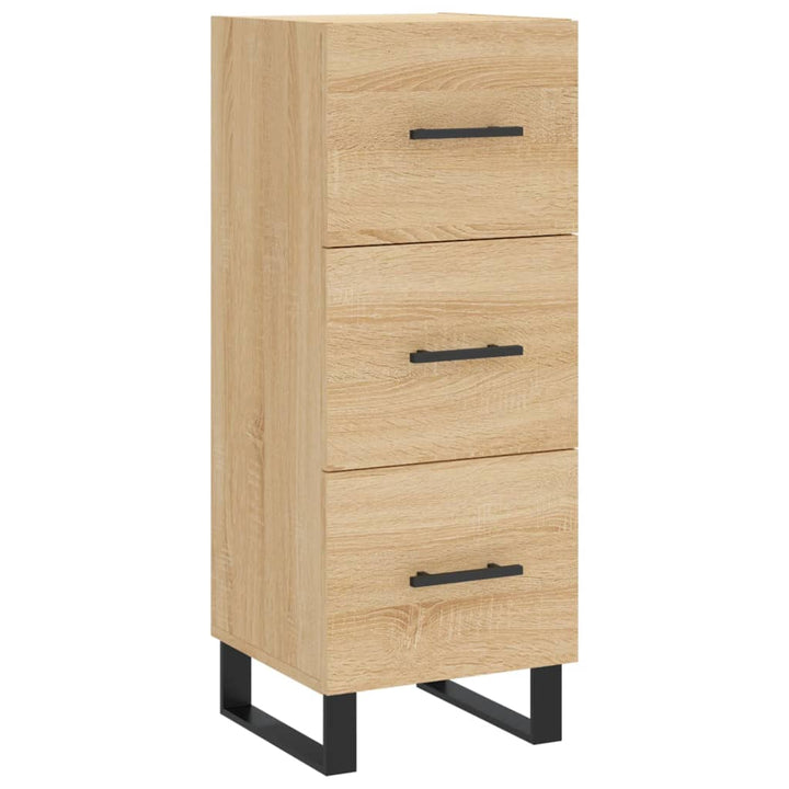 skab 34,5x34x180 cm konstrueret træ sonoma-eg