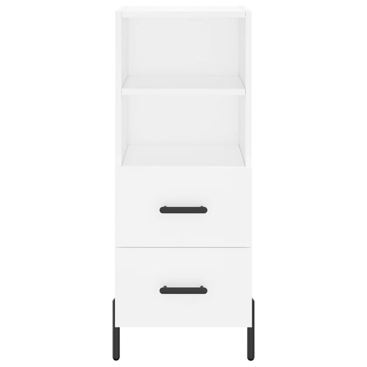 skab 34,5x34x180 cm konstrueret træ hvid