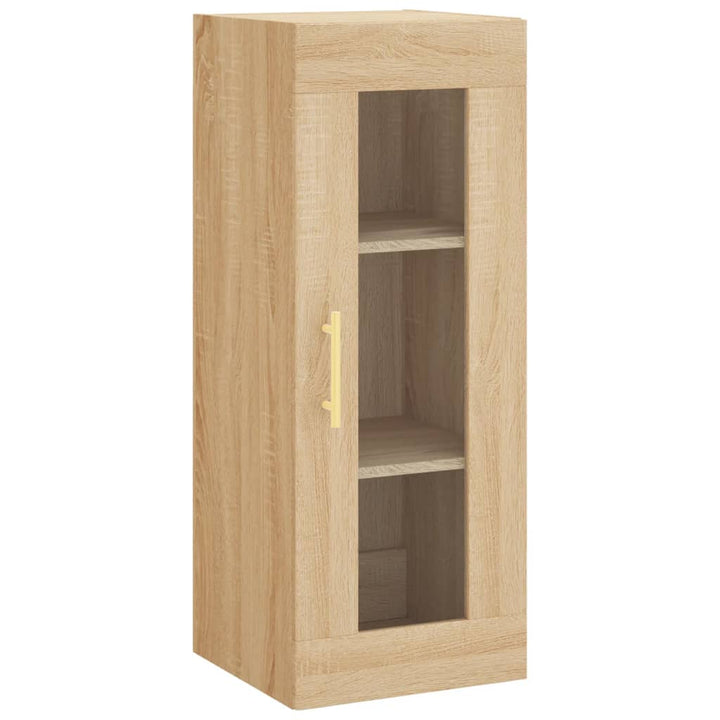 skab 34,5x34x180 cm konstrueret træ sonoma-eg