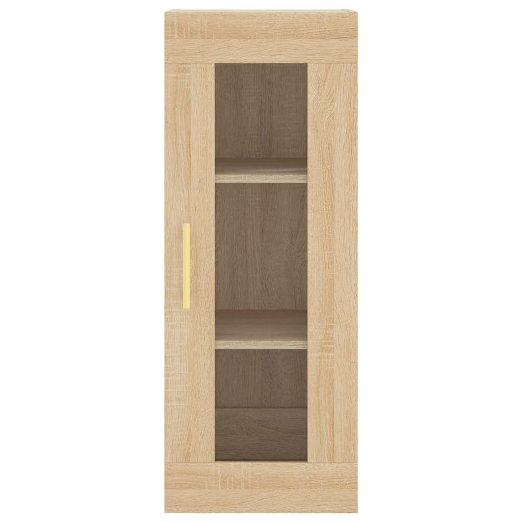 skab 34,5x34x180 cm konstrueret træ sonoma-eg