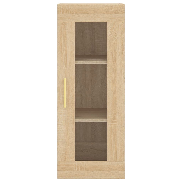 skab 34,5x34x180 cm konstrueret træ sonoma-eg
