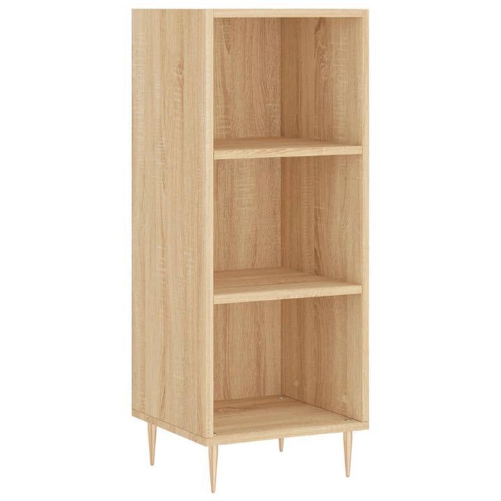 skab 34,5x34x180 cm konstrueret træ sonoma-eg