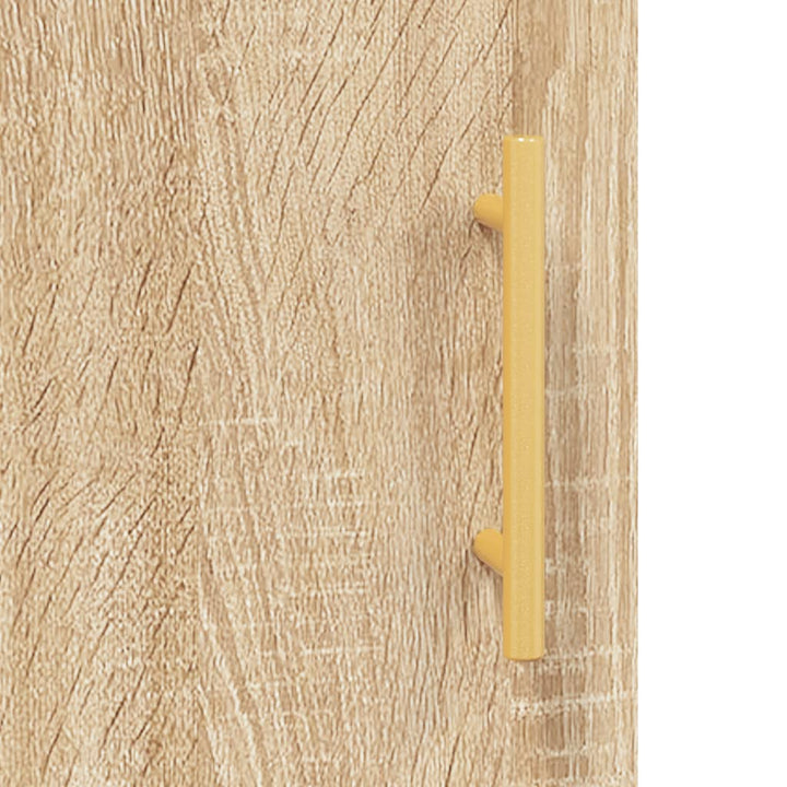 skab 34,5x34x180 cm konstrueret træ sonoma-eg