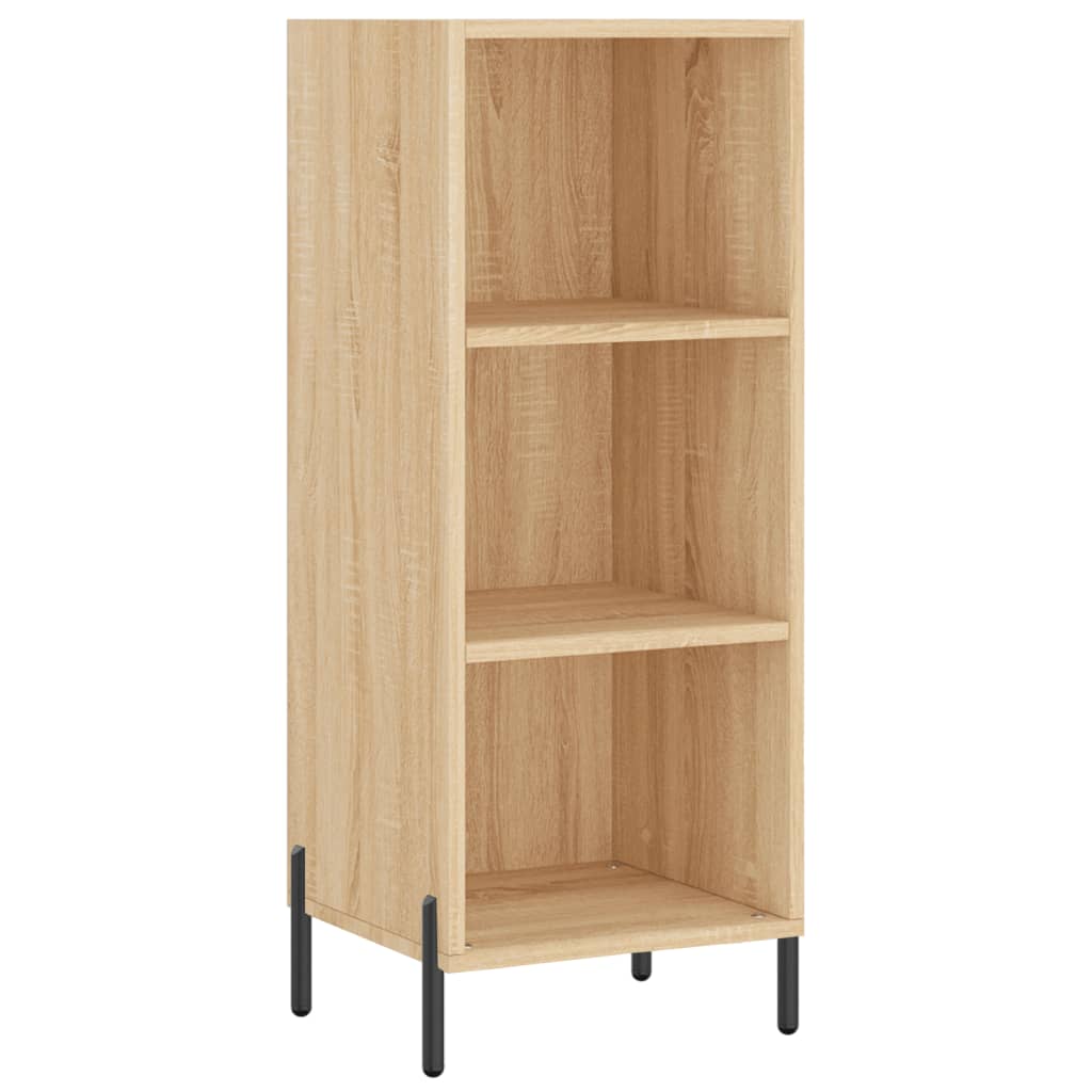 skab 34,5x34x180 cm konstrueret træ sonoma-eg