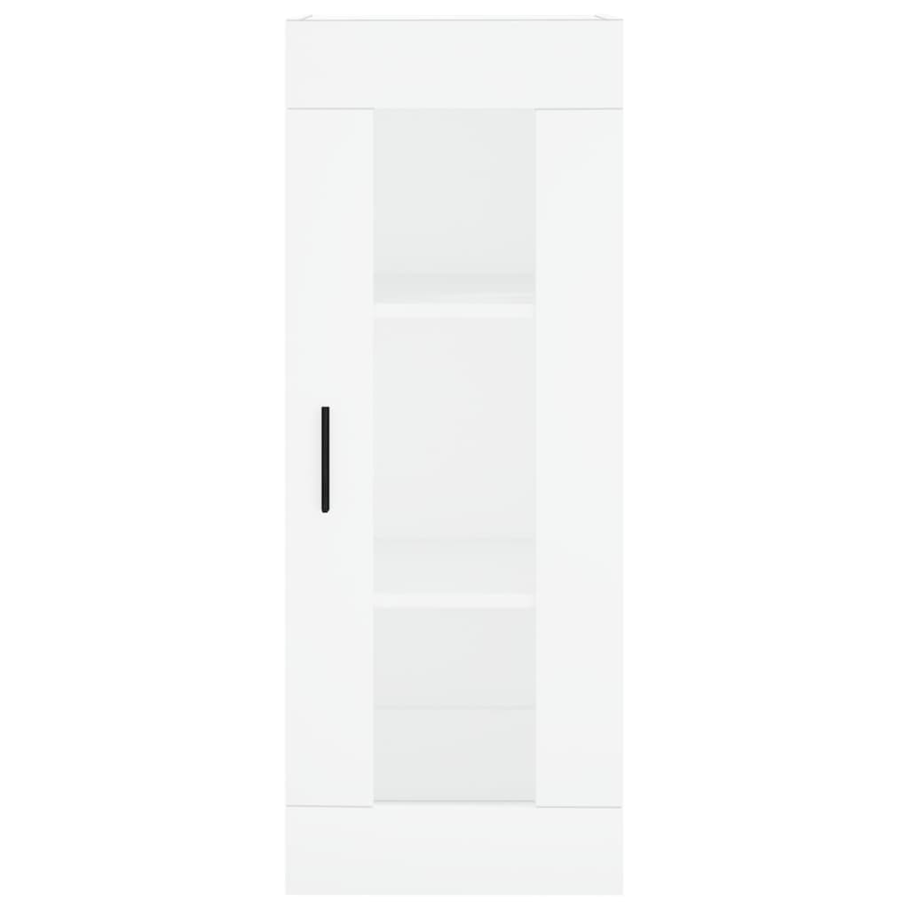 skab 34,5x34x180 cm konstrueret træ hvid