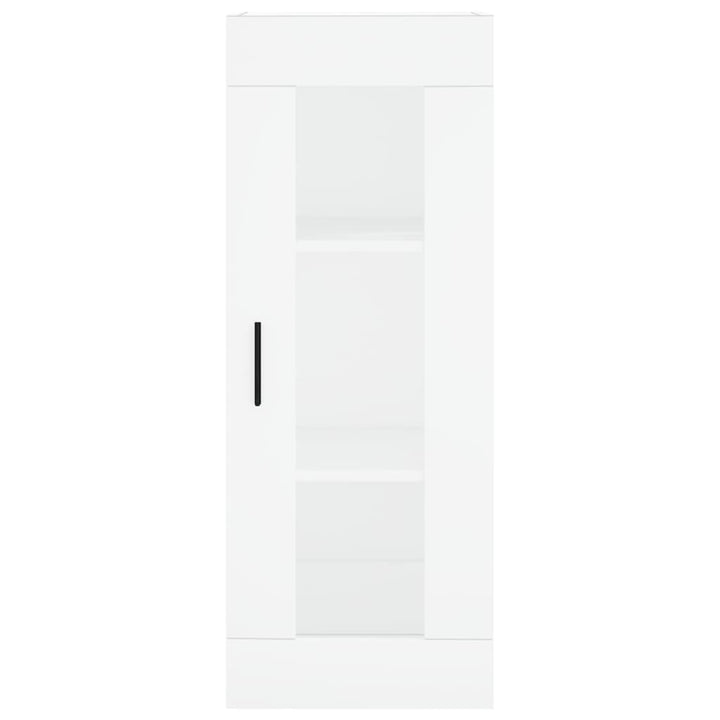 skab 34,5x34x180 cm konstrueret træ hvid