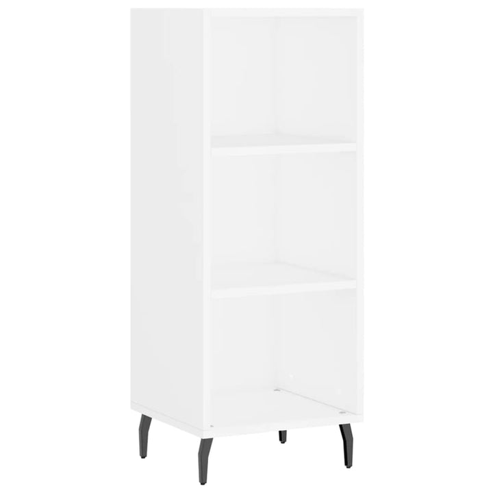 skab 34,5x34x180 cm konstrueret træ hvid