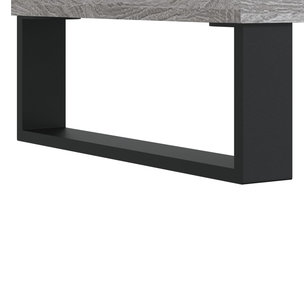 højskab 34,5x34x180 cm konstrueret træ grå sonoma-eg