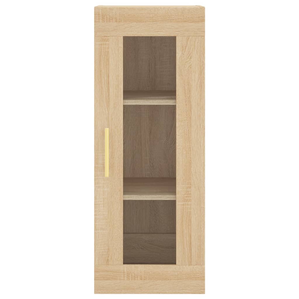 skab 34,5x34x180 cm konstrueret træ sonoma-eg