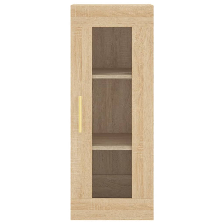 skab 34,5x34x180 cm konstrueret træ sonoma-eg