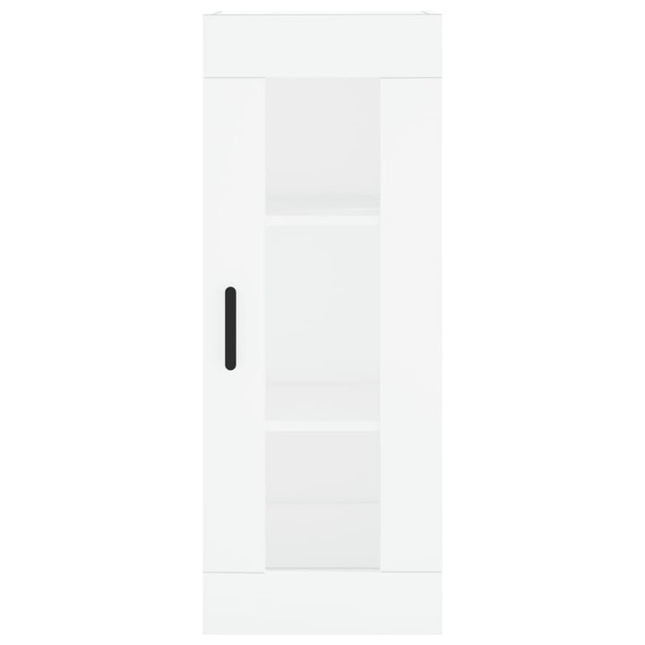 skab 34,5x34x180 cm konstrueret træ hvid