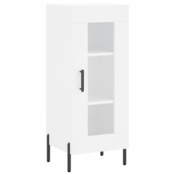 skab 34,5x34x180 cm konstrueret træ hvid