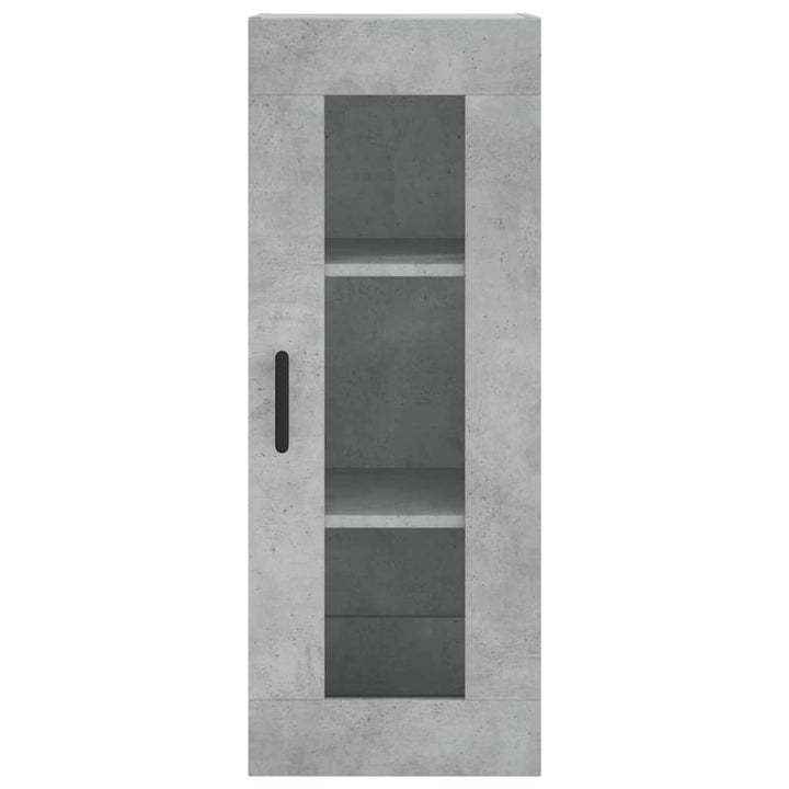 skab 34,5x34x180 cm konstrueret træ betongrå