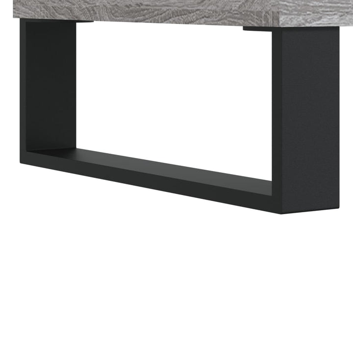 højskab 34,5x34x180 cm konstrueret træ grå sonoma-eg
