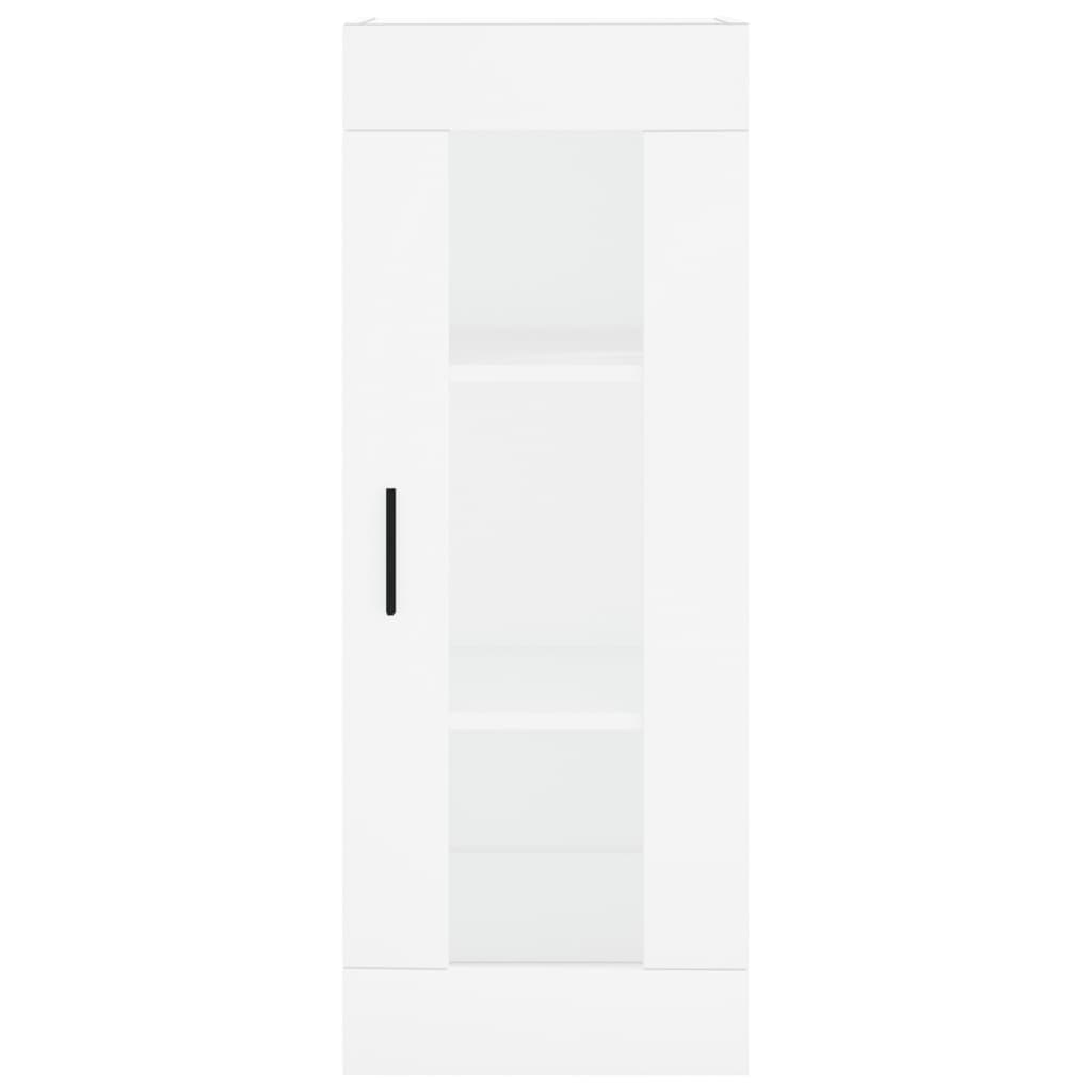 skab 34,5x34x180 cm konstrueret træ hvid