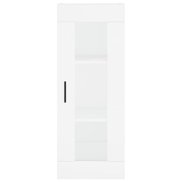 skab 34,5x34x180 cm konstrueret træ hvid