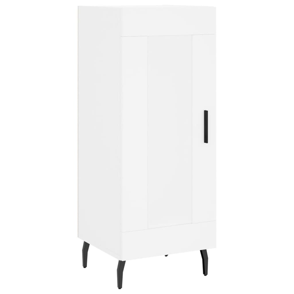 skab 34,5x34x180 cm konstrueret træ hvid