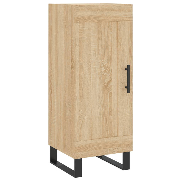 skab 34,5x34x180 cm konstrueret træ sonoma-eg