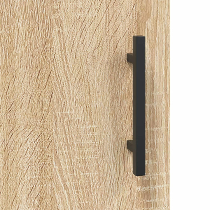 skab 34,5x34x180 cm konstrueret træ sonoma-eg