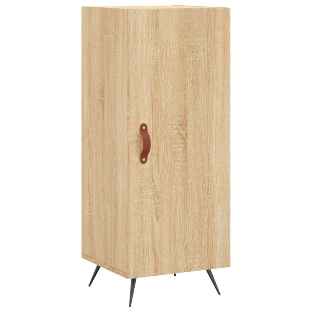 skab 34,5x34x180 cm konstrueret træ sonoma-eg