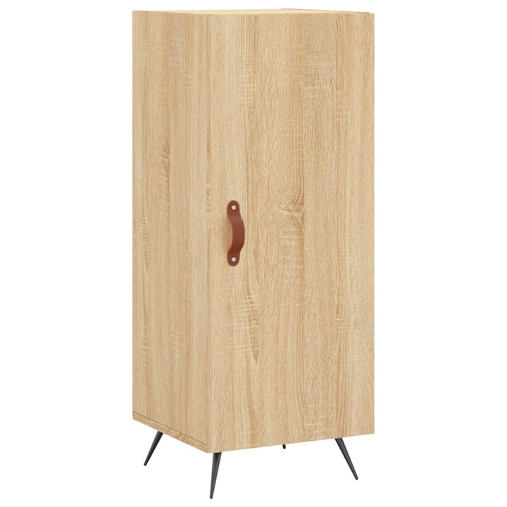 skab 34,5x34x180 cm konstrueret træ sonoma-eg
