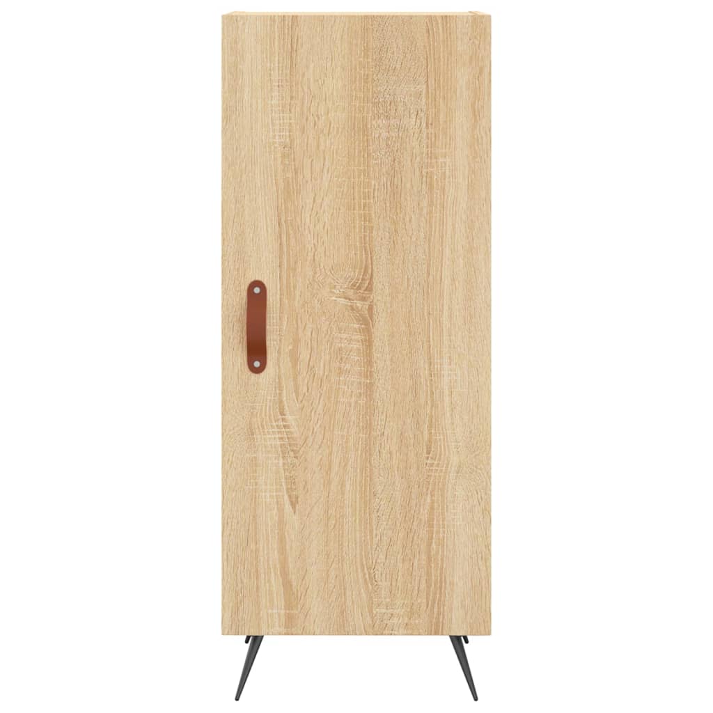 skab 34,5x34x180 cm konstrueret træ sonoma-eg