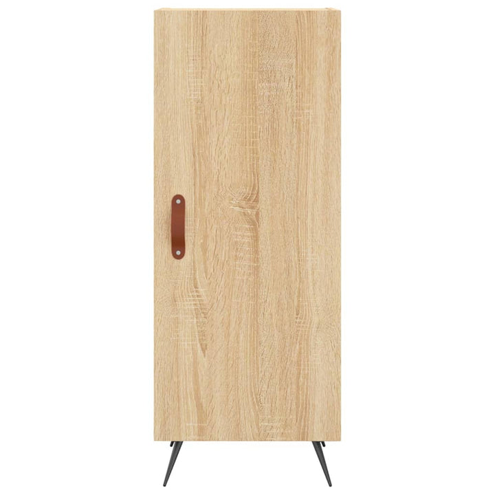 skab 34,5x34x180 cm konstrueret træ sonoma-eg