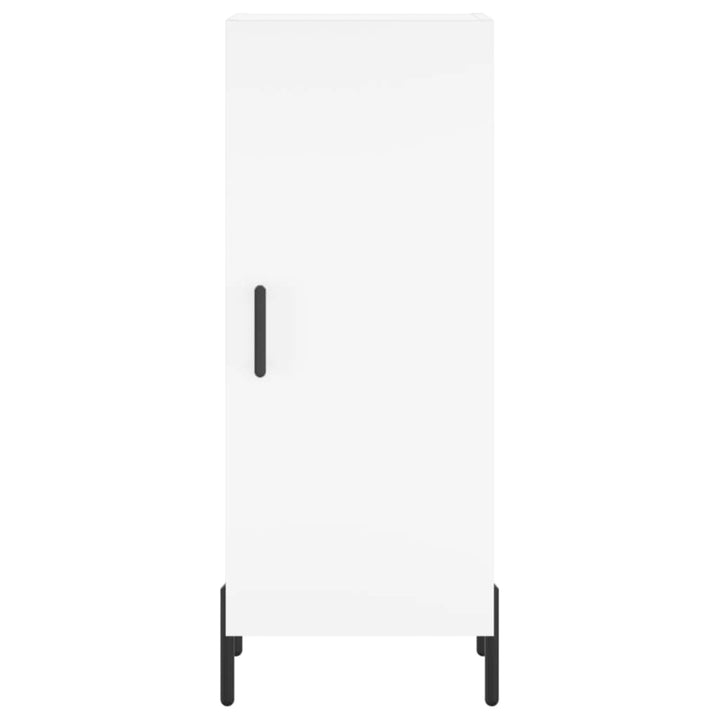 skab 34,5x34x180 cm konstrueret træ hvid